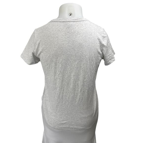 Tommy Hilfiger Sport Women's Gray Knit Short Sleeve Crew Neck Tee T-Shirt Top XL - Picture 2 of 5